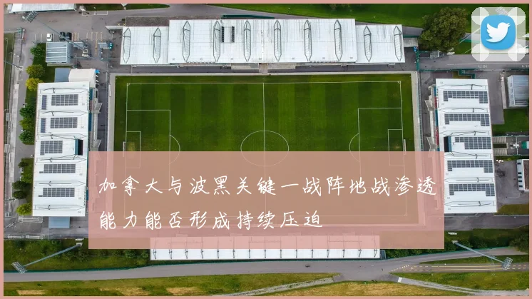 加拿大与波黑关键一战阵地战渗透能力能否形成持续压迫